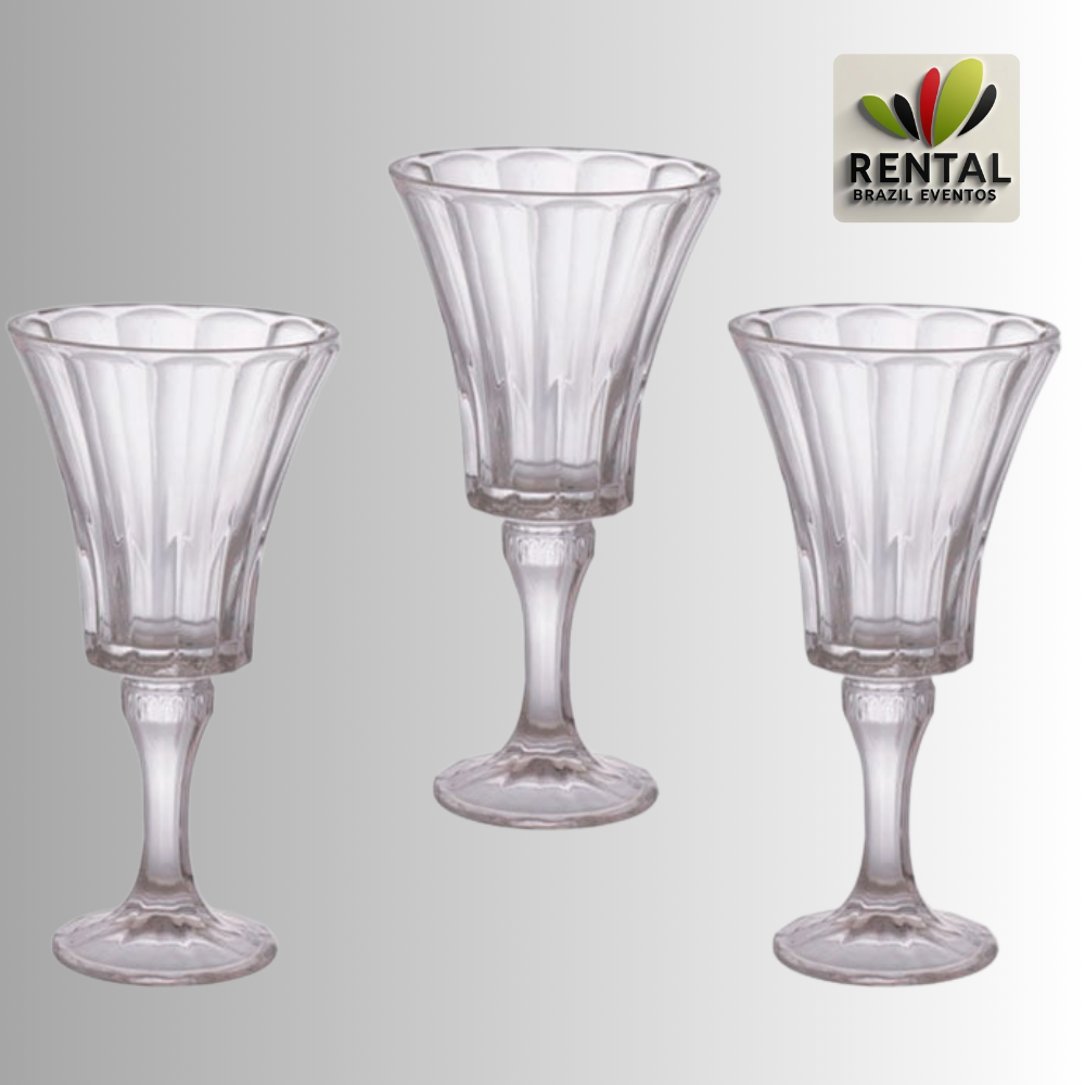 Aluguel de taças de champanhe Diamond 280 ml, taças elegantes para casamentos, festas e eventos corporativos