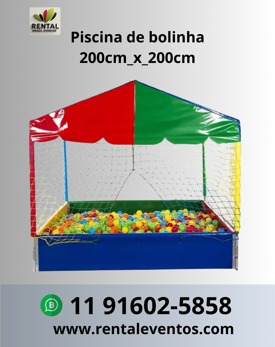 ALuguel de Piscina de Bolinha