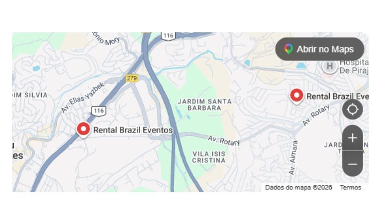 Contato de locação de Material Para festas