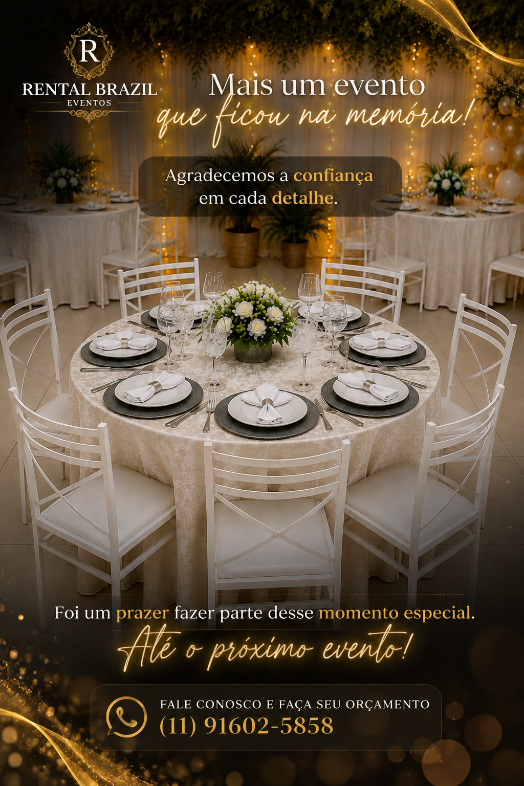 Pratos para eventos