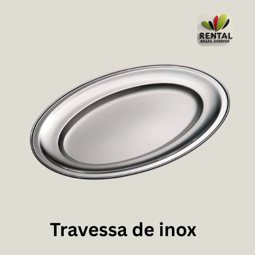 Aluguel de travessa de inox